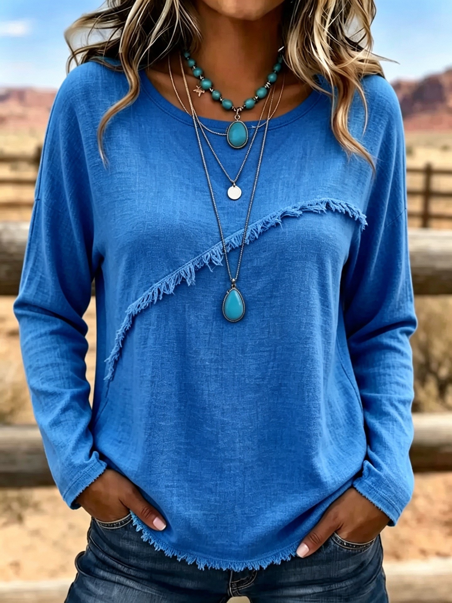 FALL NEW SALE | UP TO 55% OFF🔥 Crew Neck 100% Cotton Pullover