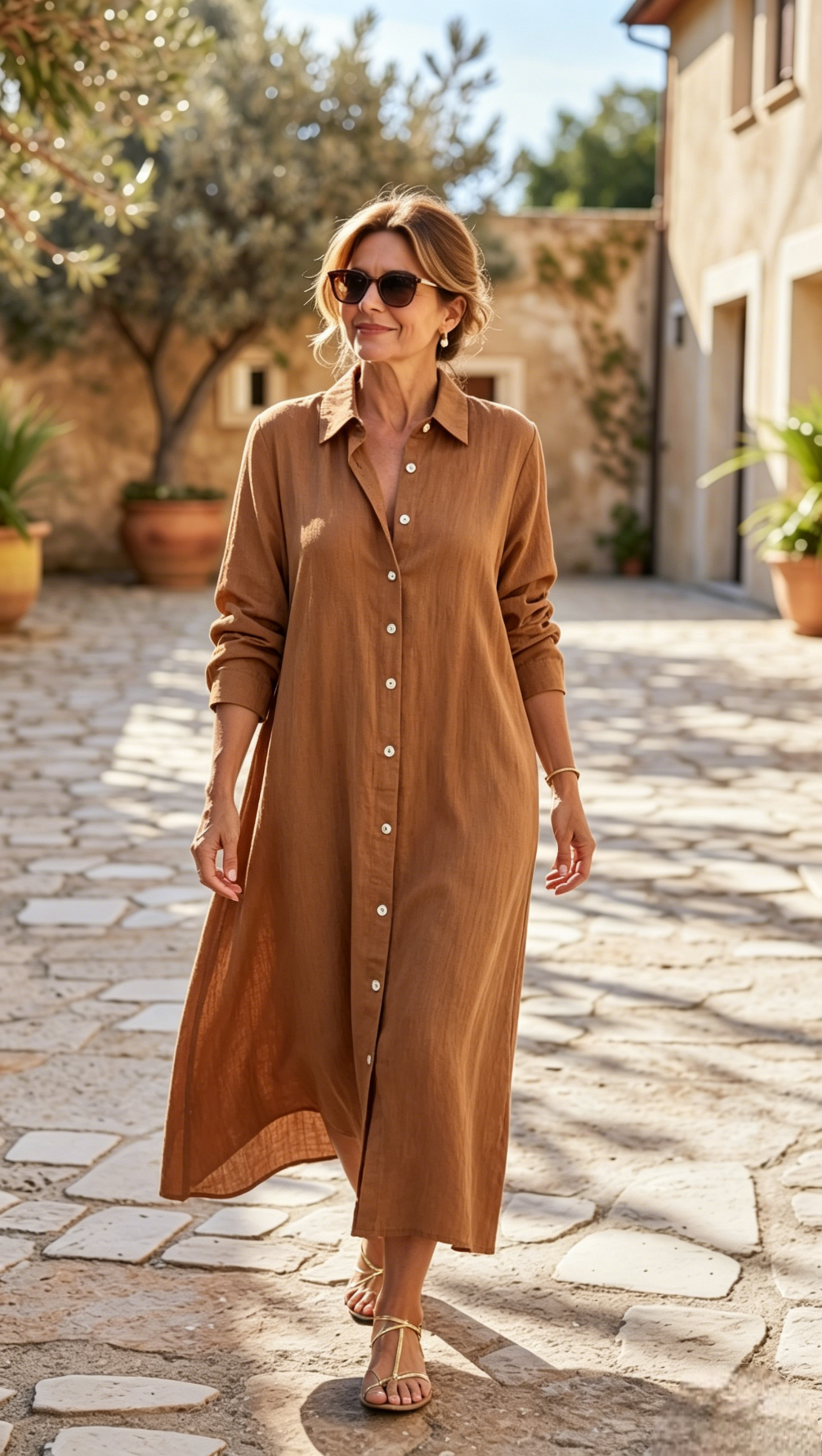 🔥2026 NEW ARRIVAL🔥-Casual Cotton-100% Linen Dress 