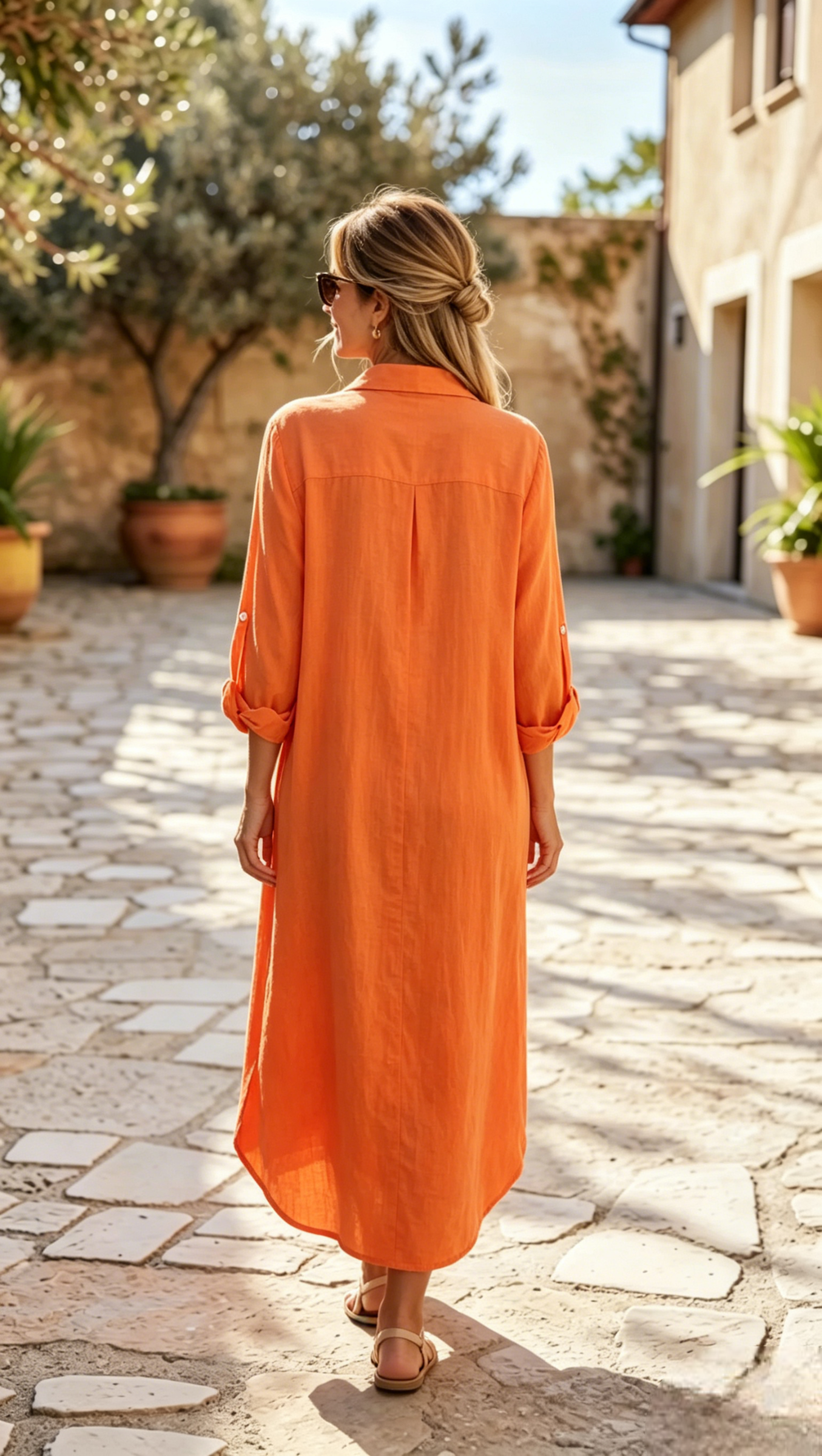 🔥2026 NEW ARRIVAL🔥-Casual Cotton-100% Linen Dress 