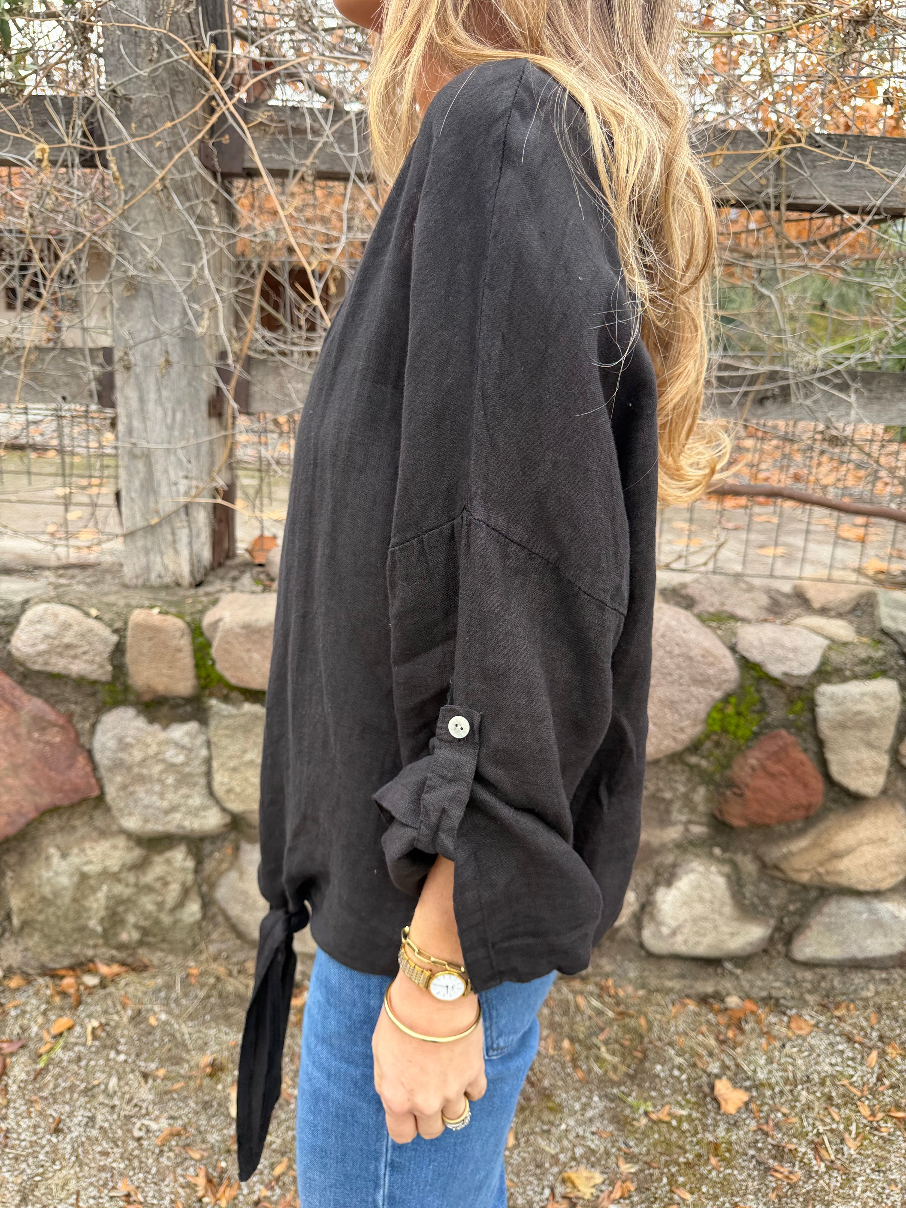 100% Linen Blouse