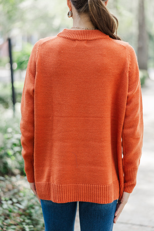 The Slouchy Black Side Button Sweater
