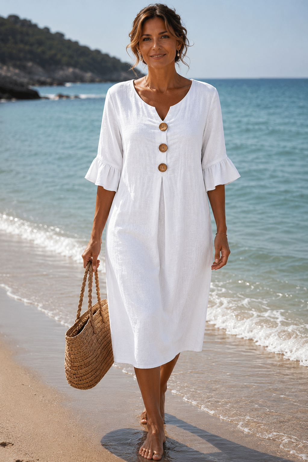 🔥2026 SUMMER NEW ARRIVAL🔥-Casual Cotton-Linen Dress