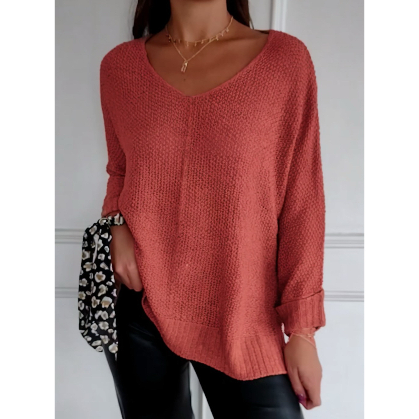 Woman's Casual long Sleeves Sweater