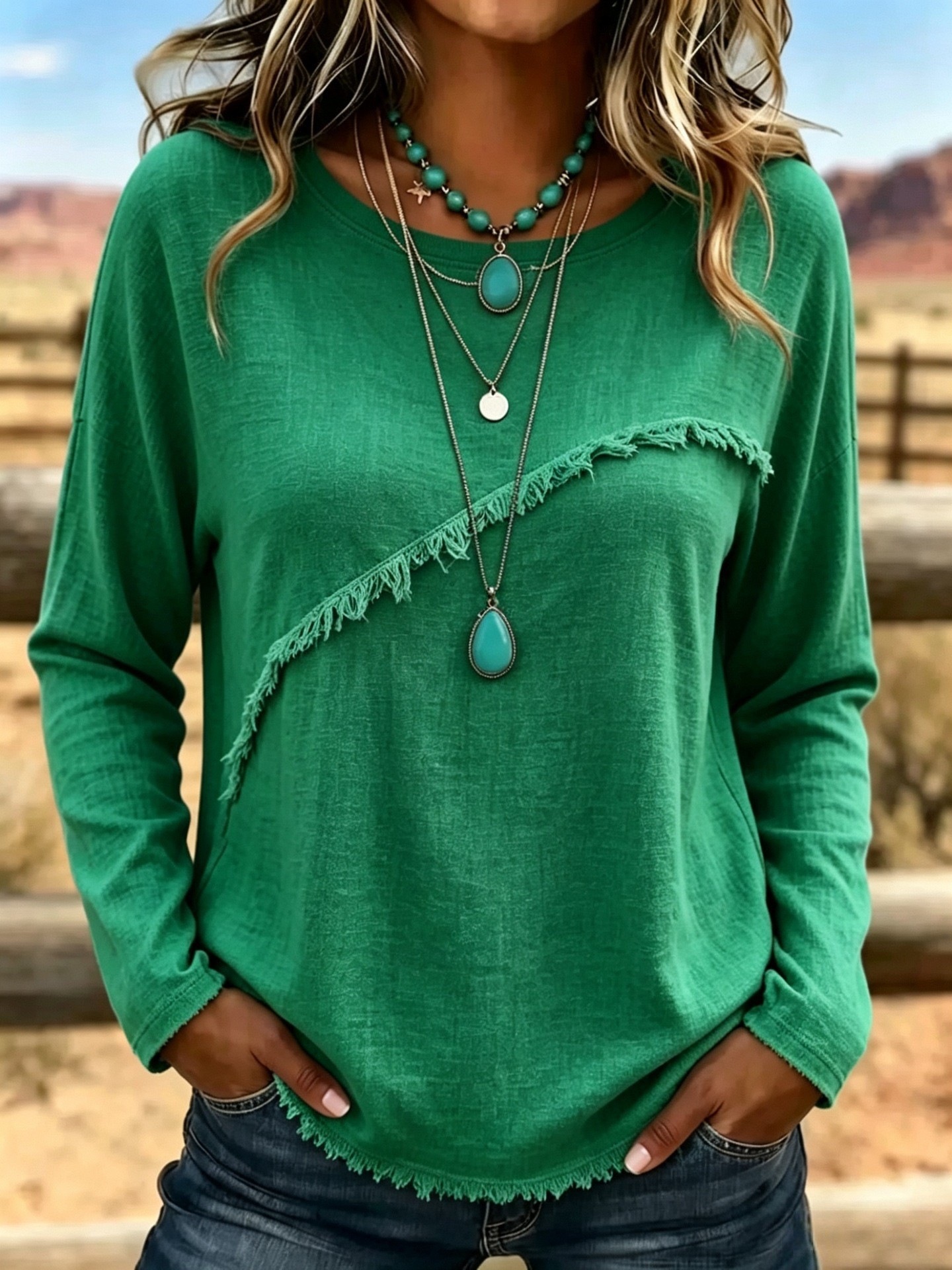 FALL NEW SALE | UP TO 55% OFF🔥 Crew Neck 100% Cotton Pullover