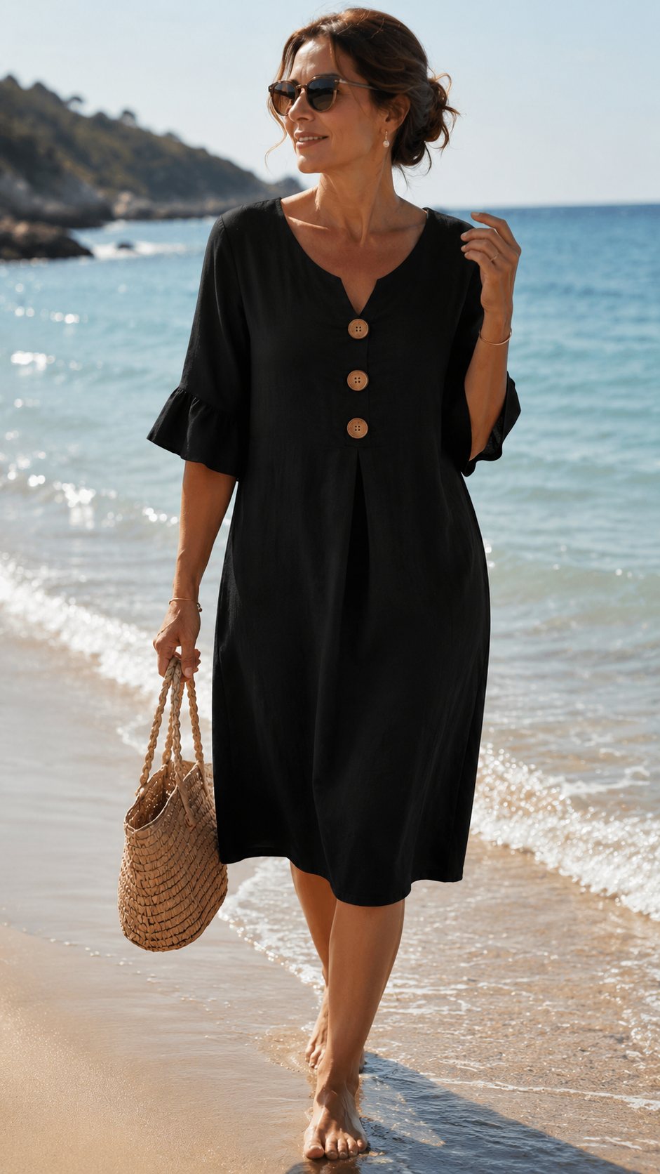 🔥2026 SUMMER NEW ARRIVAL🔥-Casual Cotton-Linen Dress