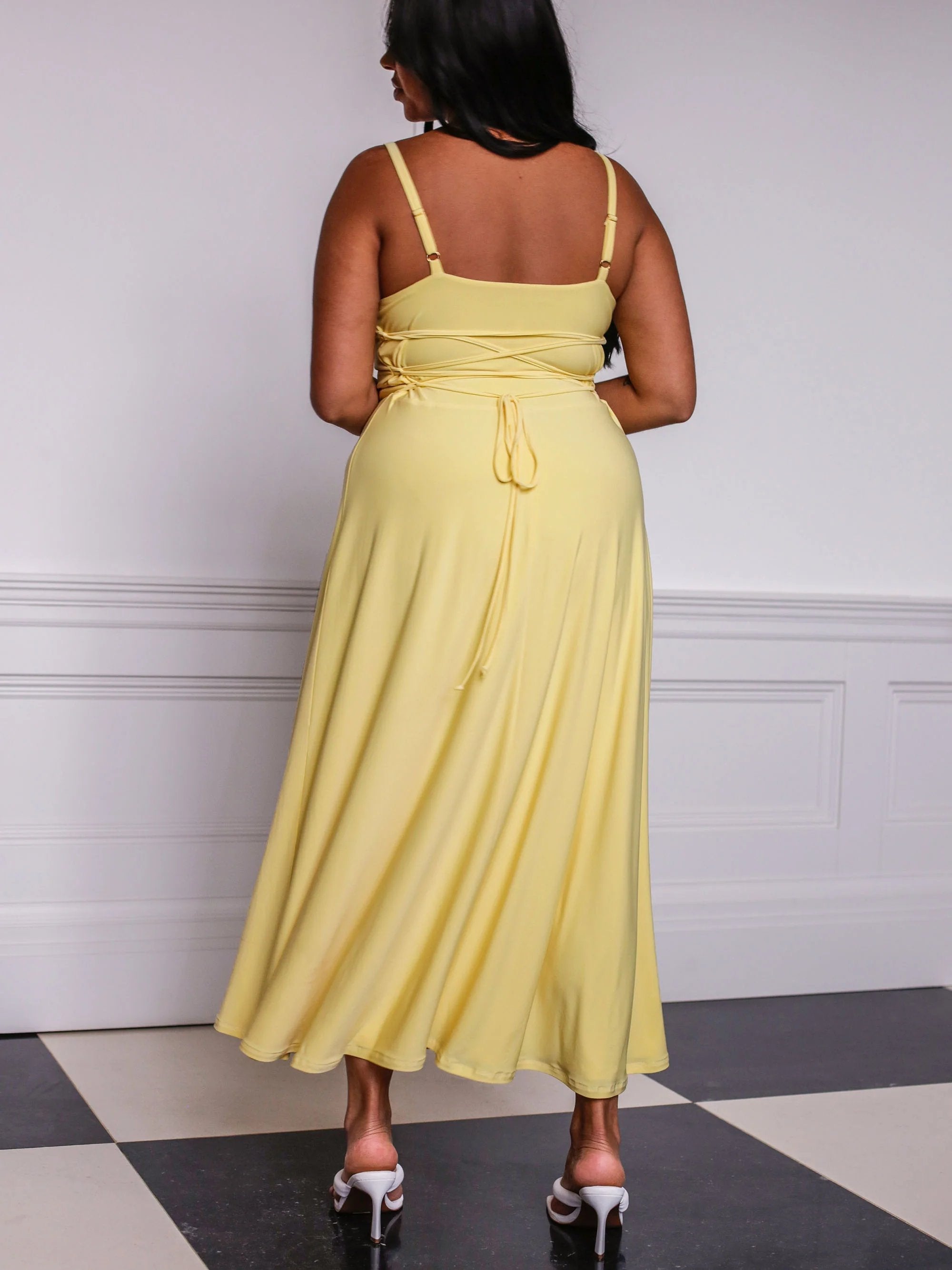 🔥Last Day 50% OFF🔥Lulah Drape Maxi Dress with Built-in Bra
