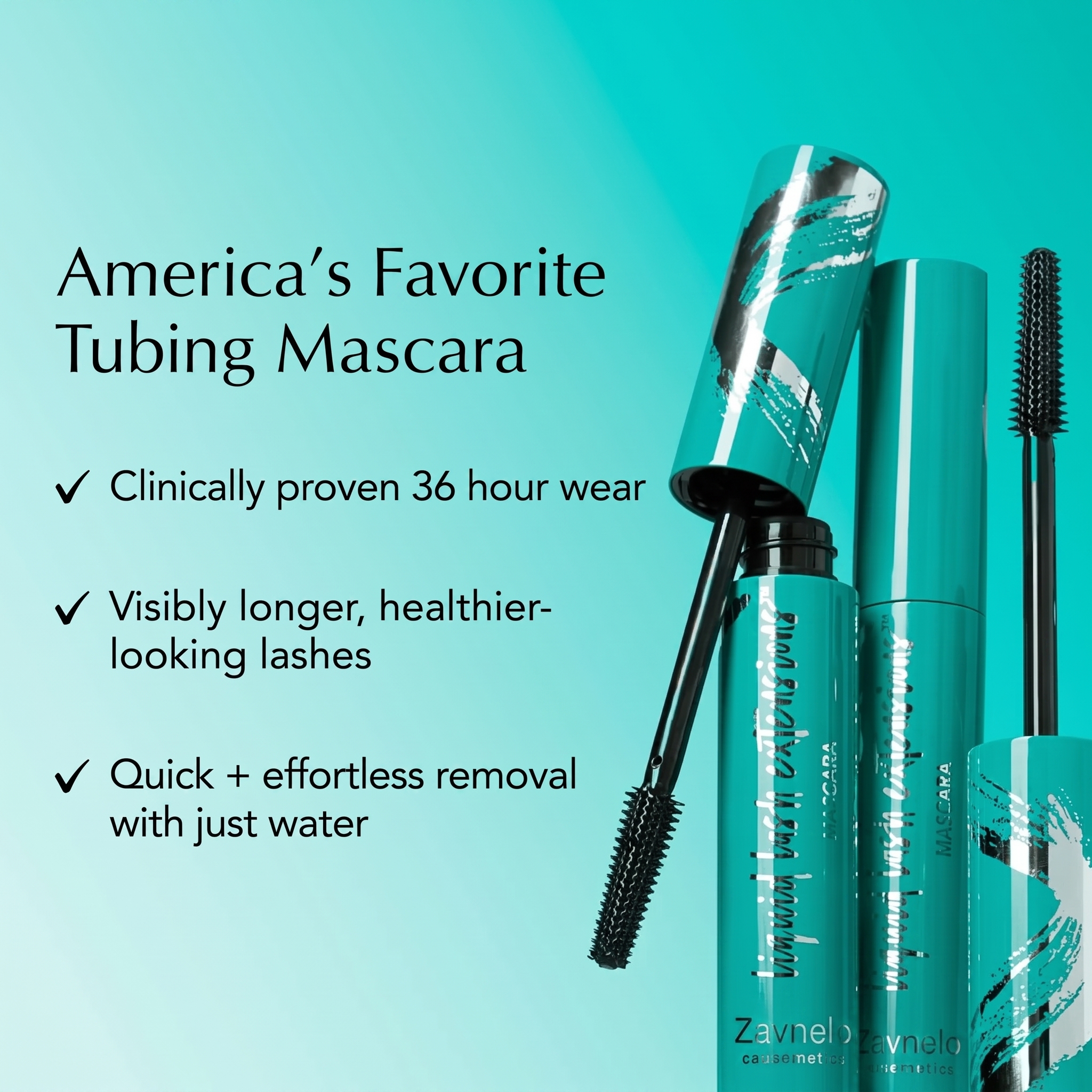 Zavnelo™ Extensions Tubing Mascara