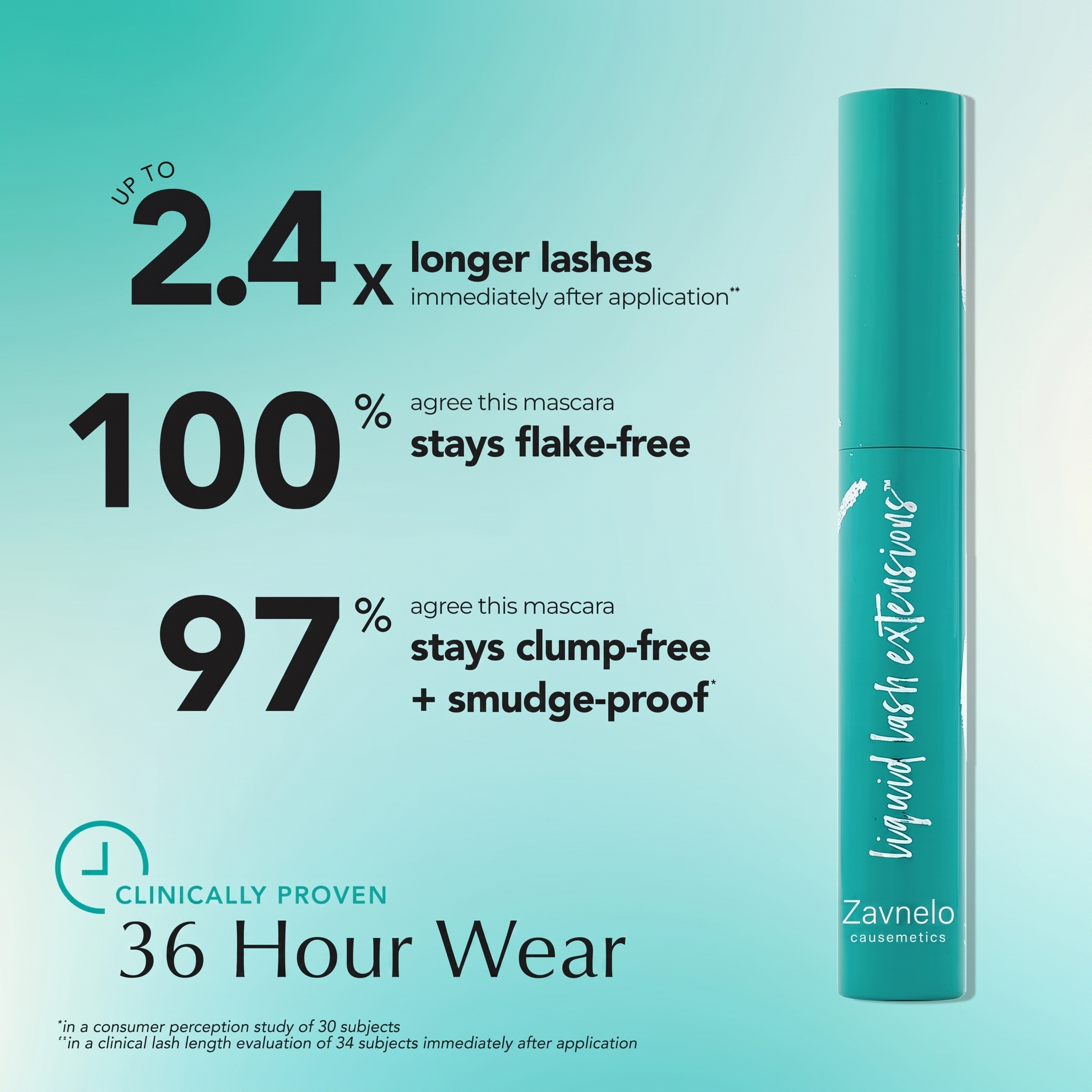 Zavnelo™ Extensions Tubing Mascara