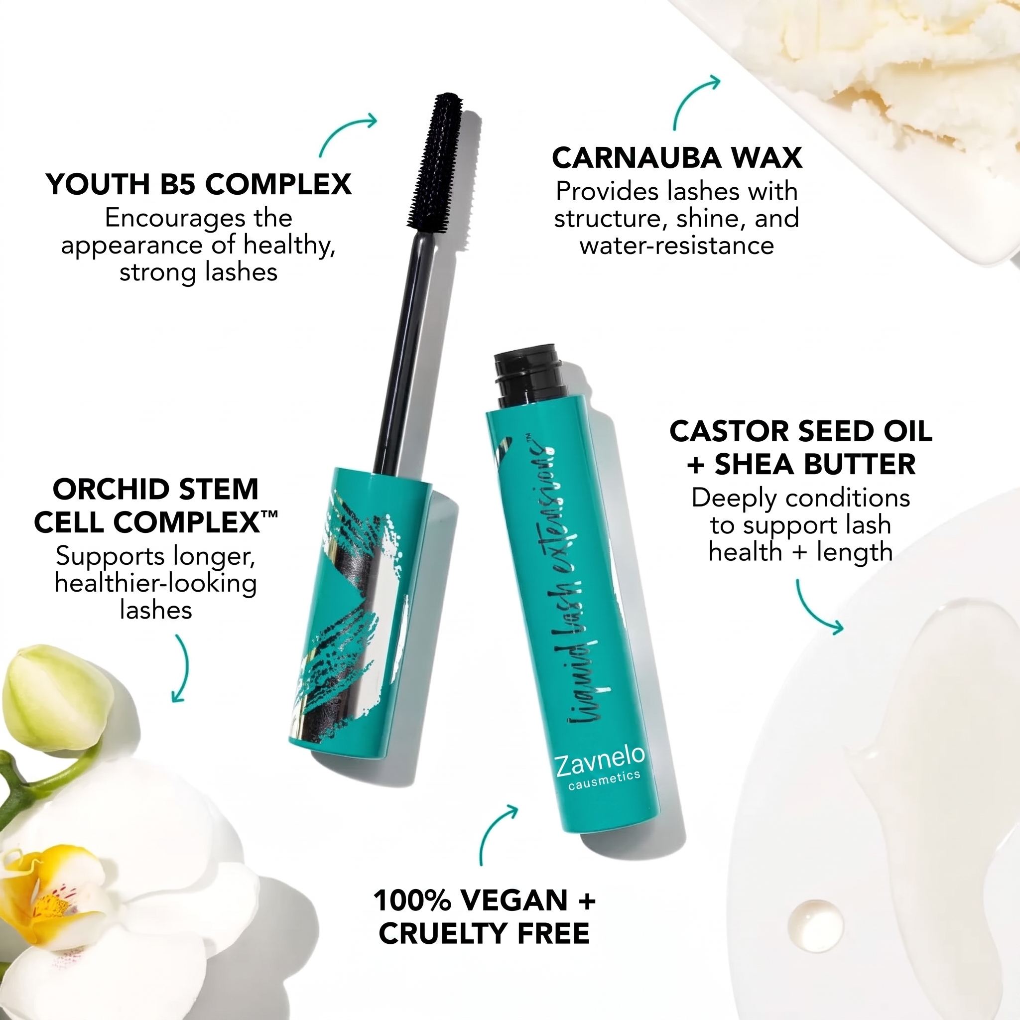 Zavnelo™ Extensions Tubing Mascara