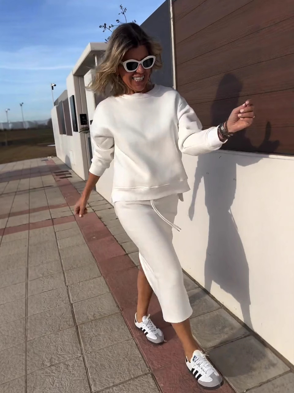 2025 Women's Casual Sweater Sports Suit