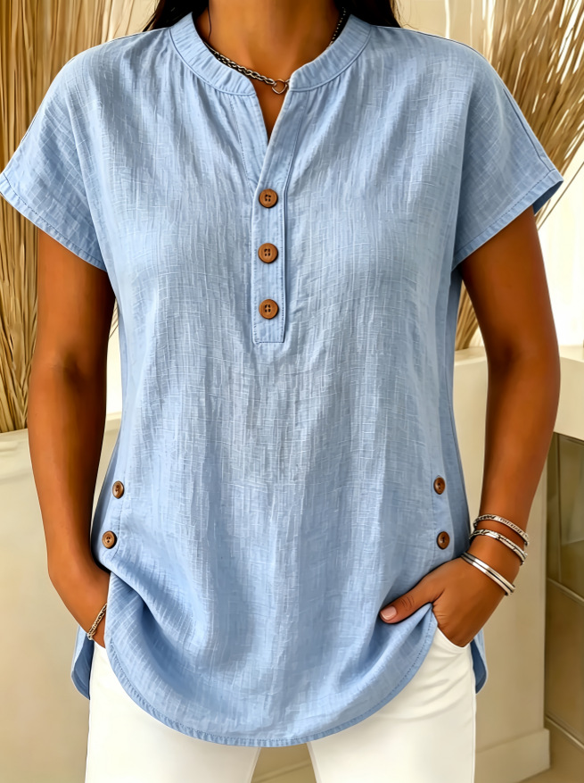 DISCOUNT SALE 50% OFF🔥 Women's V-neck Short sleeve Shirt