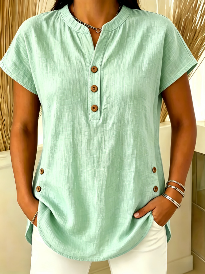 DISCOUNT SALE 50% OFF🔥 Women's V-neck Short sleeve Shirt