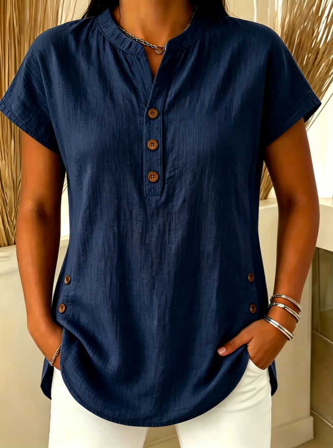 DISCOUNT SALE 50% OFF🔥 Women's V-neck Short sleeve Shirt
