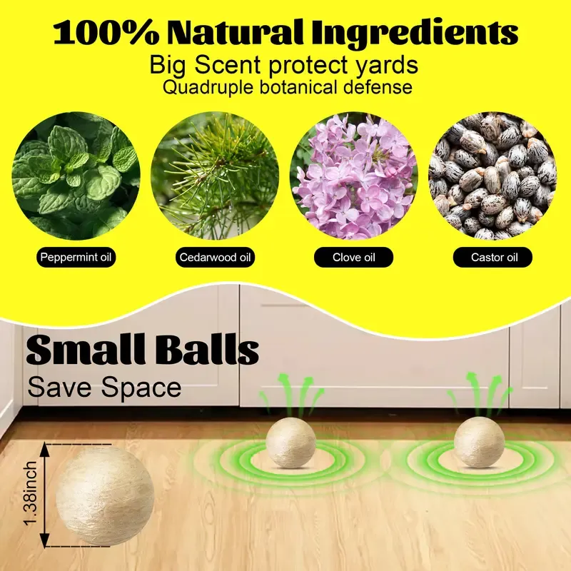 🏡🚗Atindirey Mouse & Rat Repellent Balls