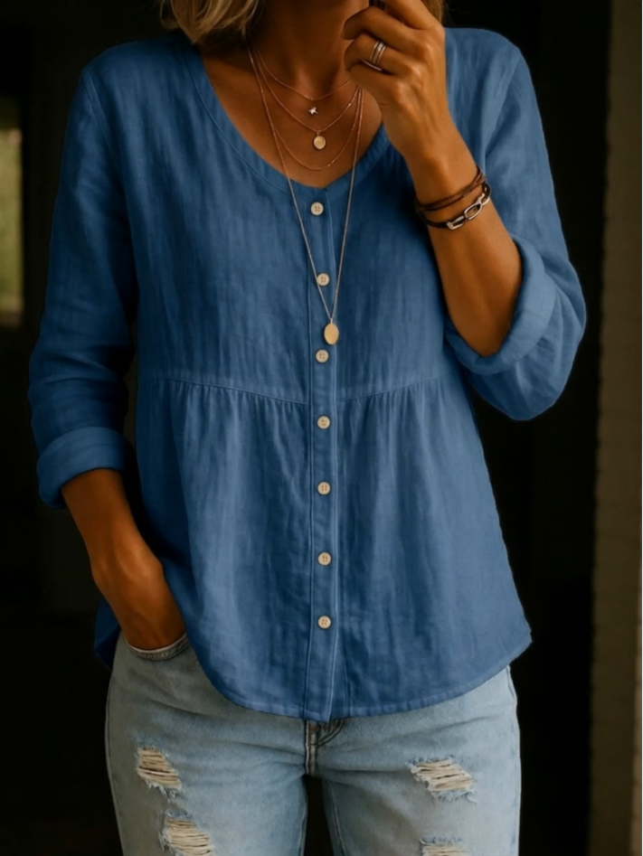 CLEARANCE SALE🔥 Women's Cotton Linen Shirt