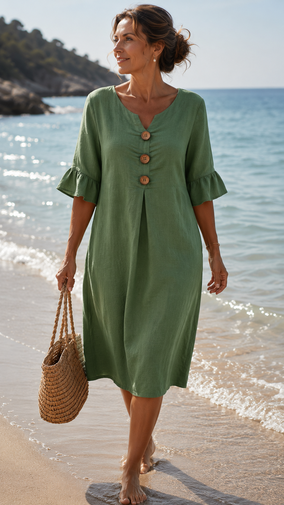 🔥2026 SUMMER NEW ARRIVAL🔥-Casual Cotton-Linen Dress