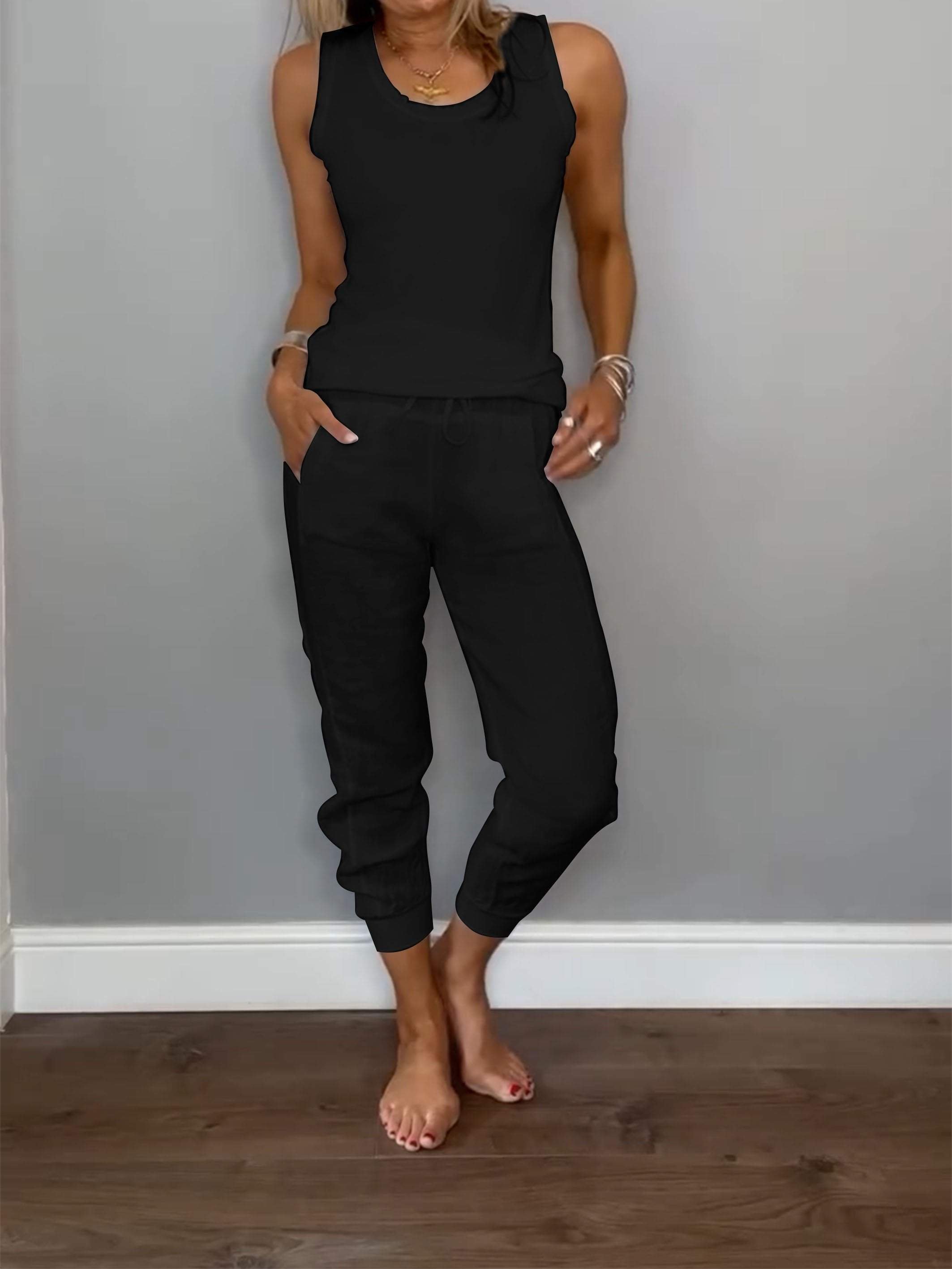 Women's Cotton and Linen Vest & Pants Set (Buy 2 Sets Free Shipping)