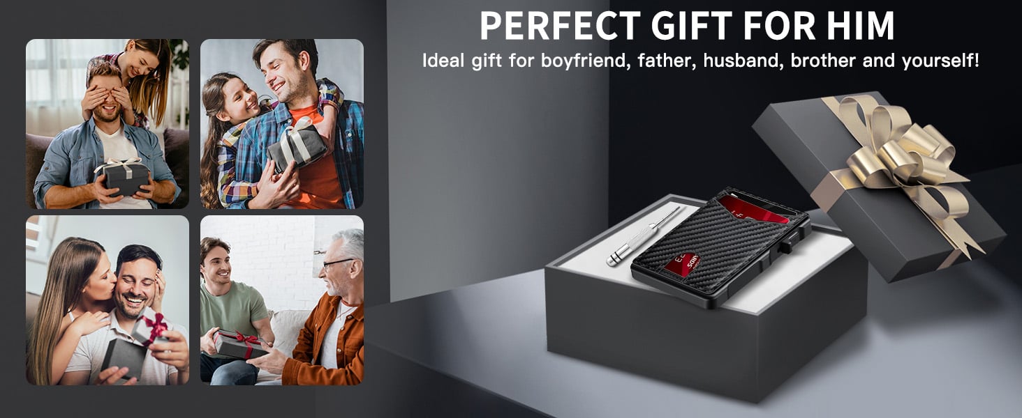 Cartera RFID Airtag para hombre