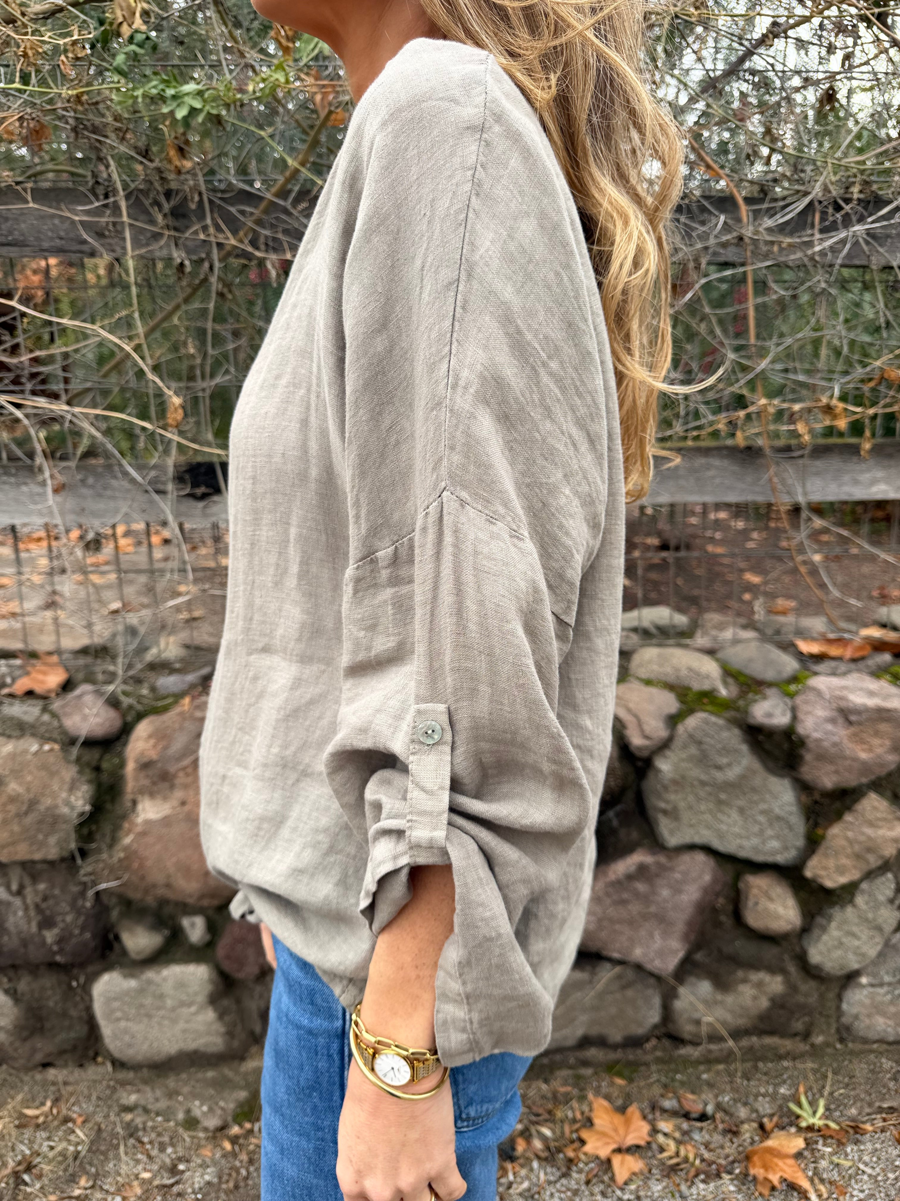 100% Linen Blouse