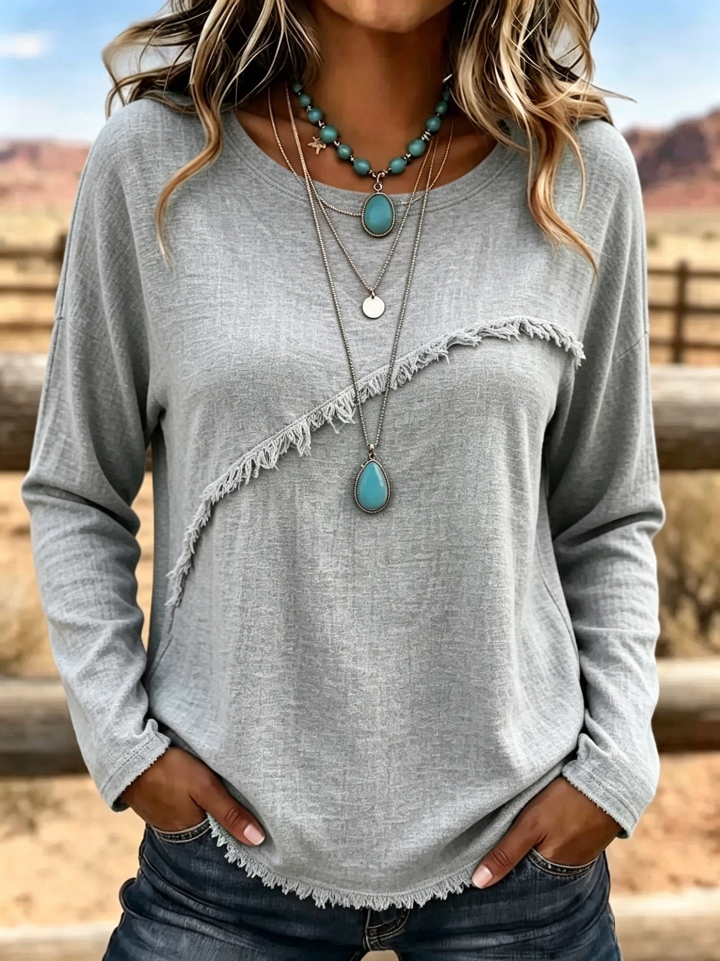 FALL NEW SALE | UP TO 55% OFF🔥 Crew Neck 100% Cotton Pullover