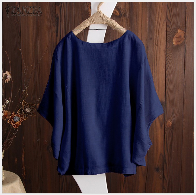 FALL NEW SALE | UP TO 55% OFF🔥 Batwing Sleeve Crew Neck 100% Cotton Pullover