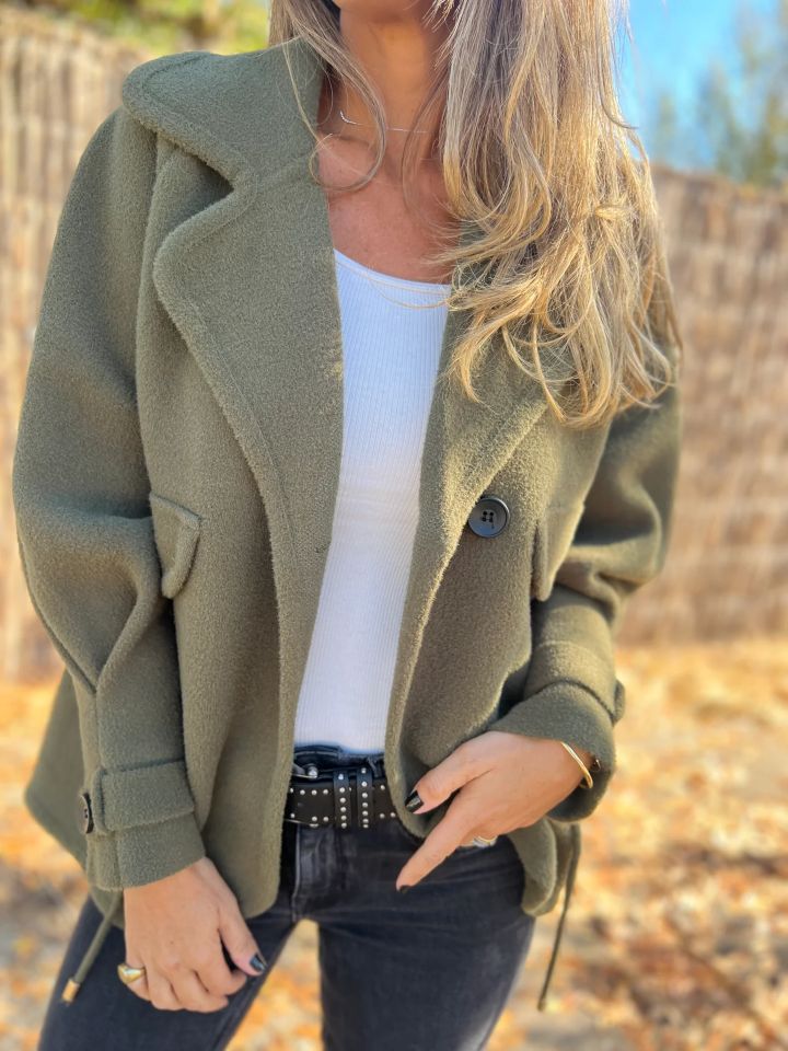 CLEARANCE SALE🔥Tailored Wool Blend Blazer