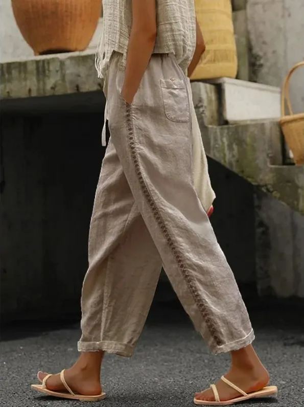 Women's Clothes  Cotton Linen  Casual Pants