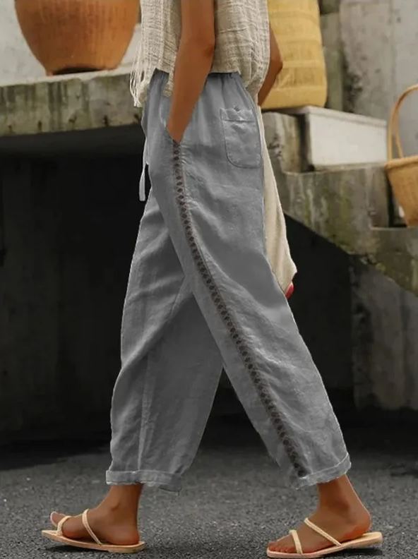 Women's Clothes  Cotton Linen  Casual Pants