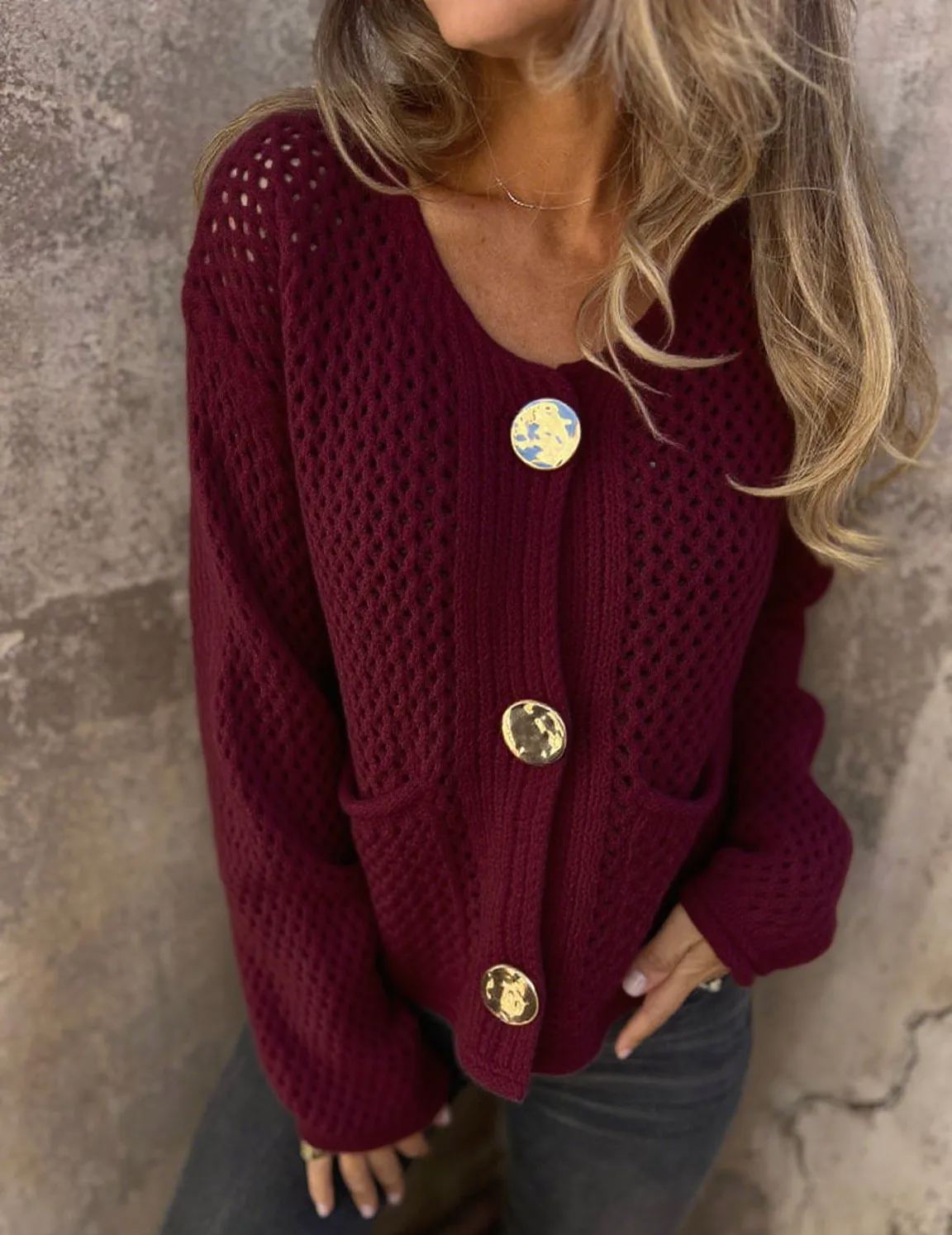 CLEARANCE SALE🔥Comfort Vest with Gold Buttons
