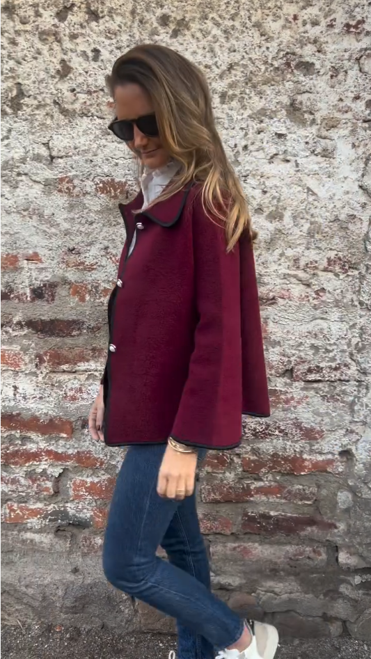 CLEARANCE SALE🔥Plus Size Colorblock Cardigan