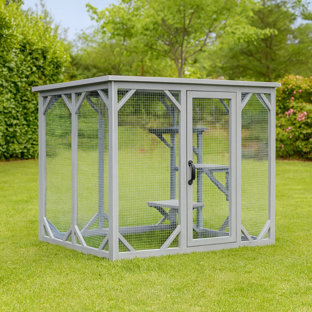 Produit pour animal de compagnie,Enclos pour chat - VIVAMAISONPRO