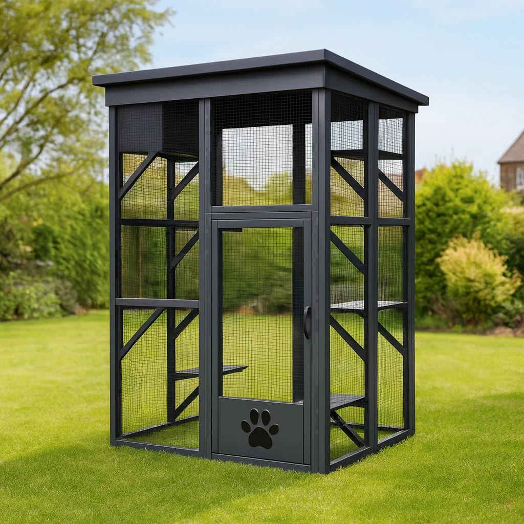 Produit pour animal de compagnie,Enclos pour chat - VIVAMAISONPRO