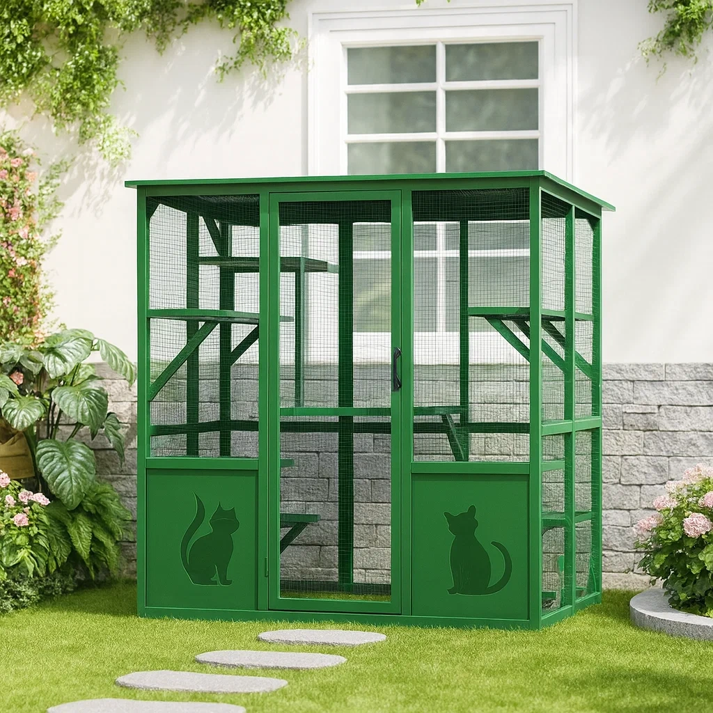 Produit pour animal de compagnie,Enclos pour chat - VIVAMAISONPRO