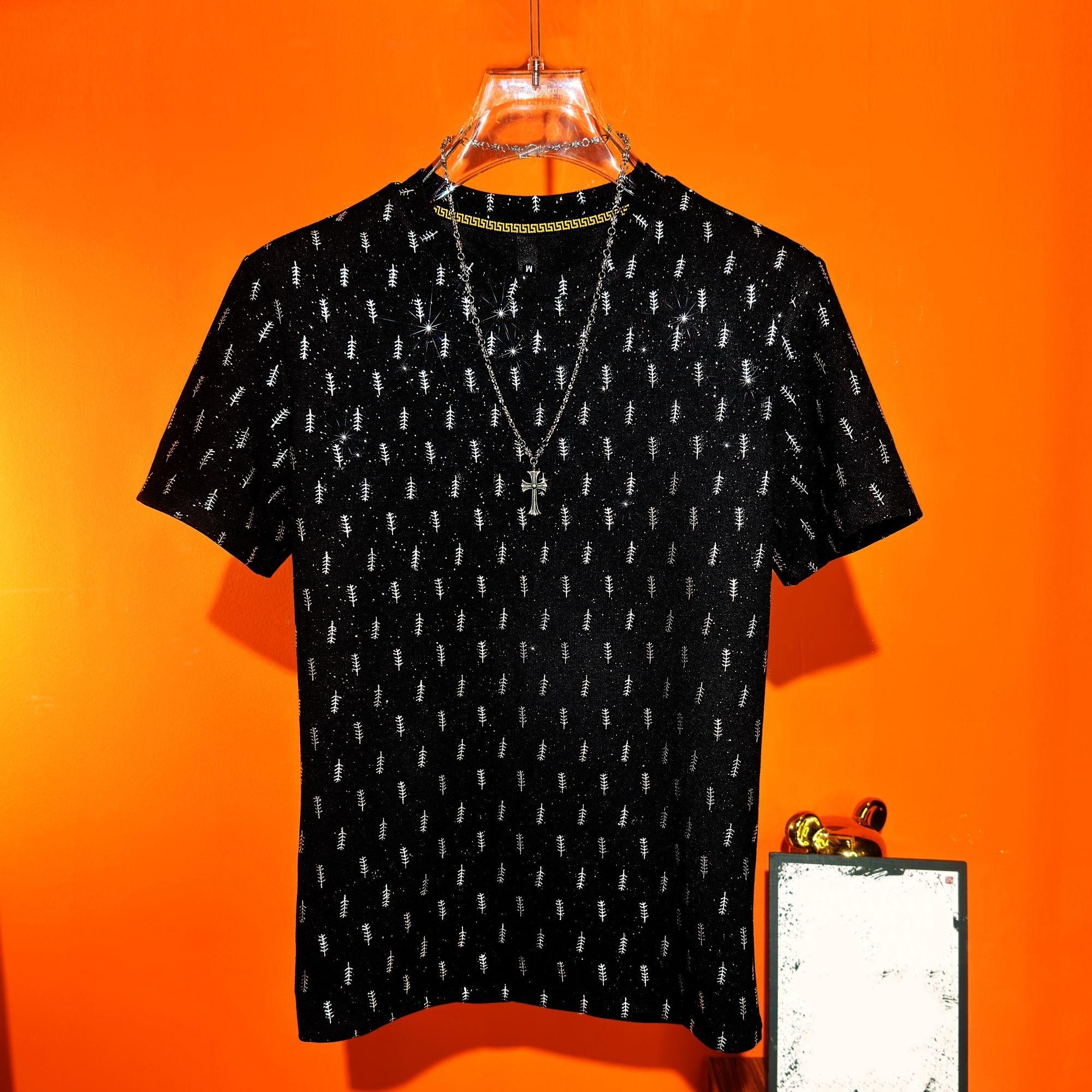 Midnight Fern Sparkle Tee