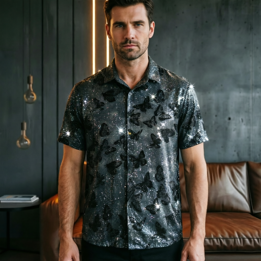 Butterfly Noir Shirt