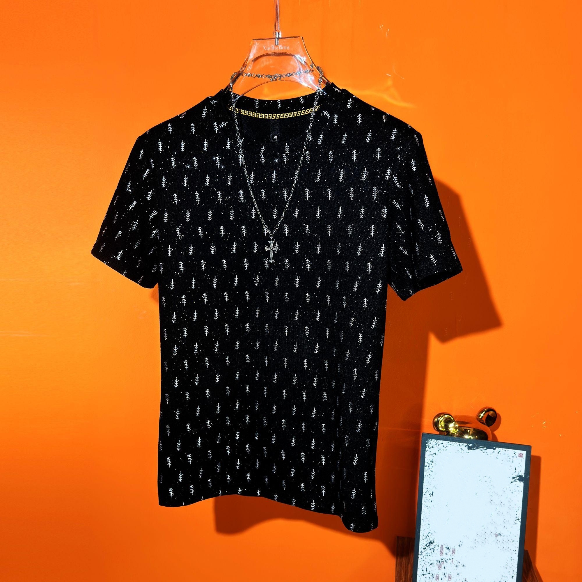 Midnight Fern Sparkle Tee