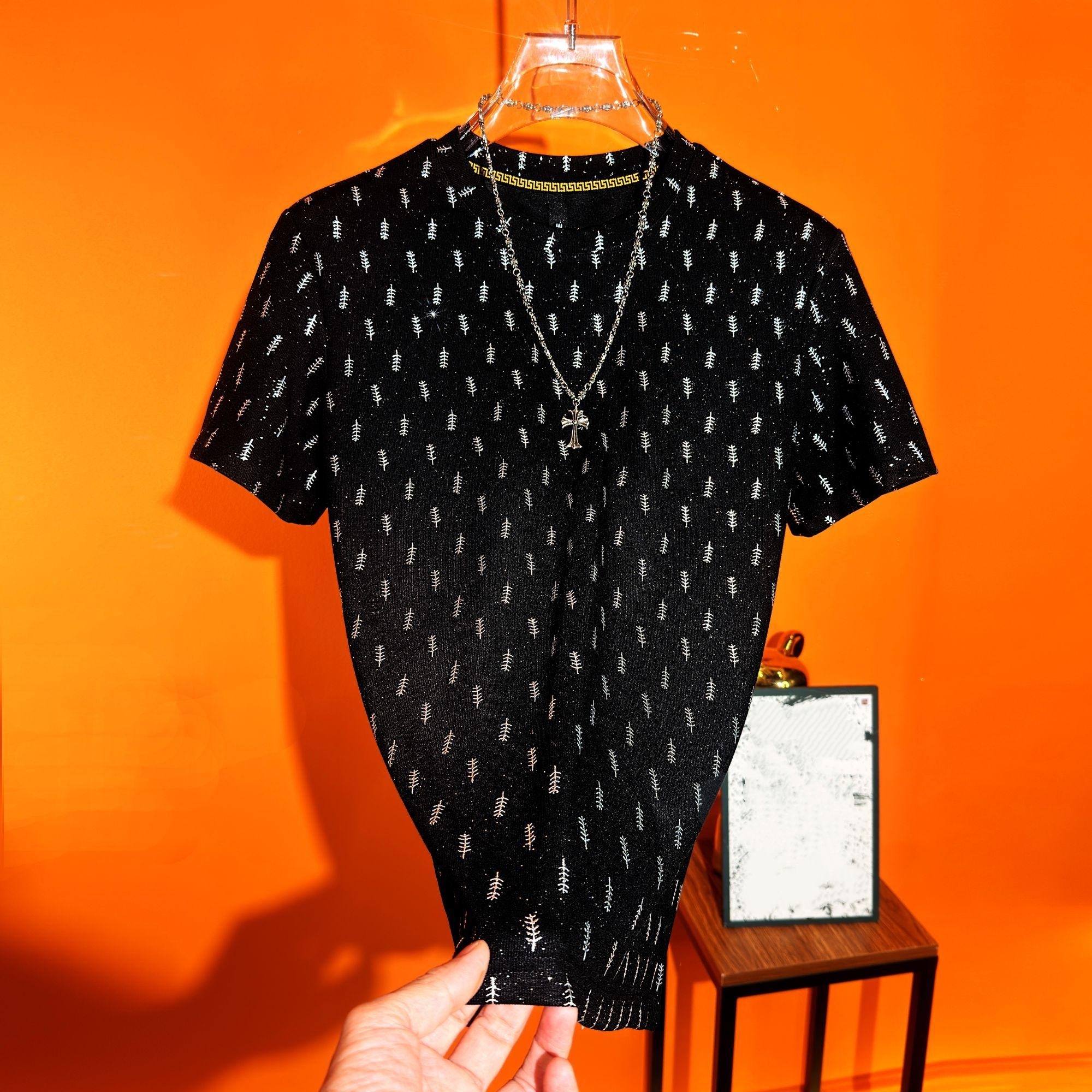 Midnight Fern Sparkle Tee