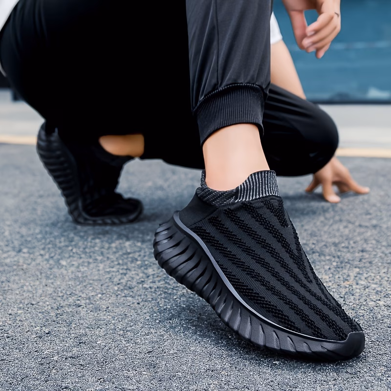 bulade mens womens slip on sneakers breathable lightweight low top sneakers suitable for walking running gym travel sole cushioning round toe casual wear for outdoor daily use Product details 6