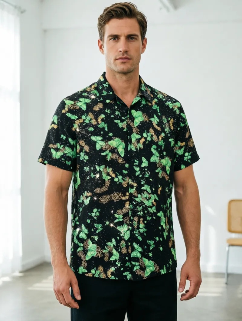 Emerald Flutter Shirt