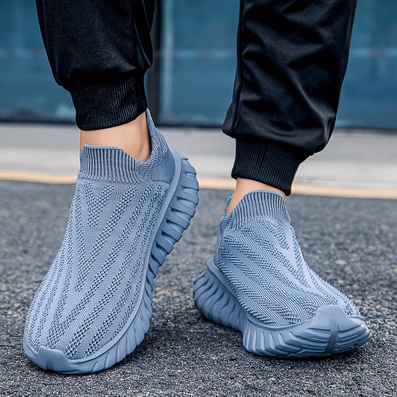 bulade mens womens slip on sneakers breathable lightweight low top sneakers suitable for walking running gym travel sole cushioning round toe casual wear for outdoor daily use Product details 3