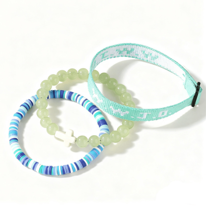 🎁LAST DAY 49% OFF🔥WWJD Letter Design Beaded Bracelet