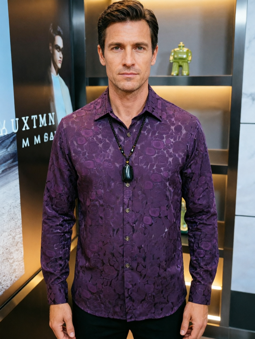Violet Bloom Shirt