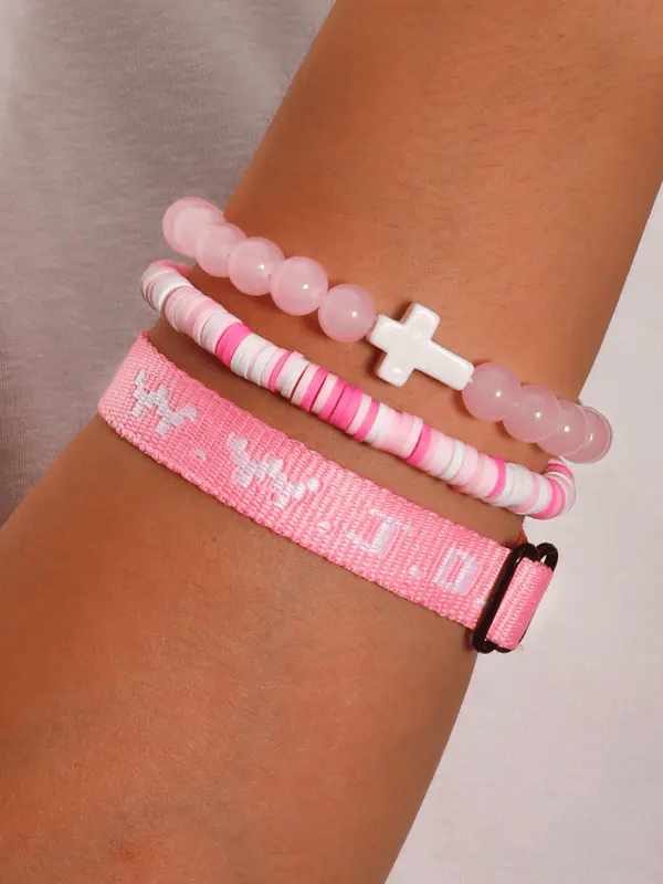 🎁LAST DAY 49% OFF🔥WWJD Letter Design Beaded Bracelet