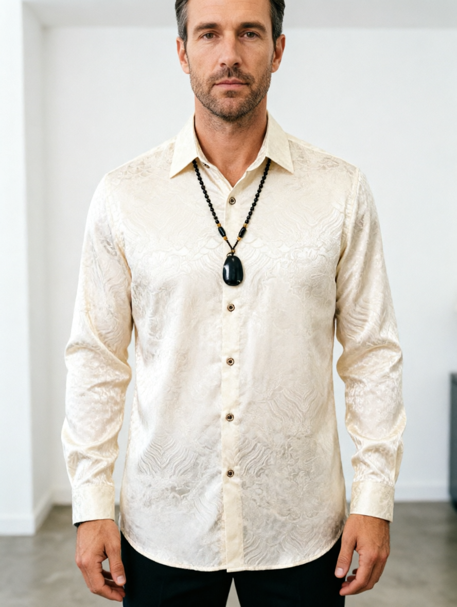 Ivory Wave Shirt