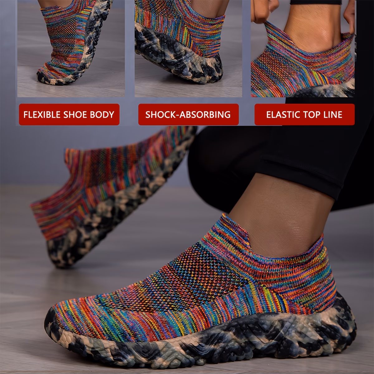 fashionable outdoor sports enthusiast mens camouflage shoes colorful mens running shoes casual sports mens shoes Product details 1