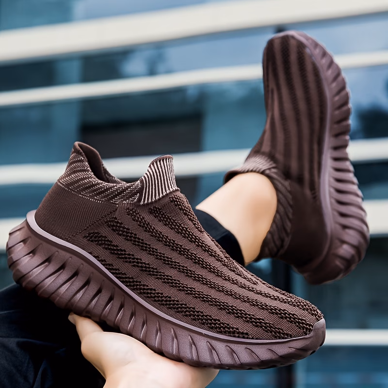 bulade mens womens slip on sneakers breathable lightweight low top sneakers suitable for walking running gym travel sole cushioning round toe casual wear for outdoor daily use Product details 8