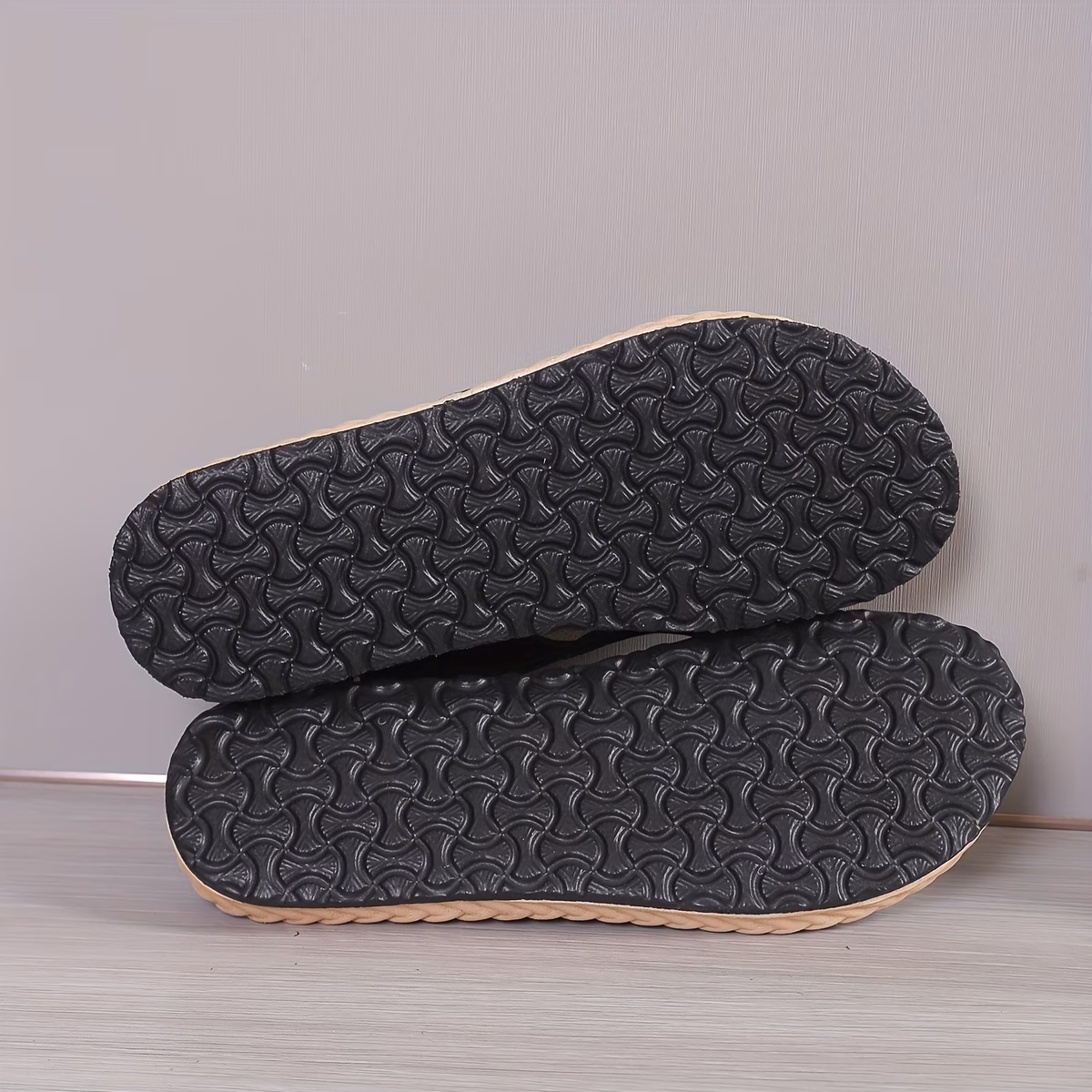 womens floral print knitted sandals slip on lightweight stretch walking shoes slingback shoes Product details 5