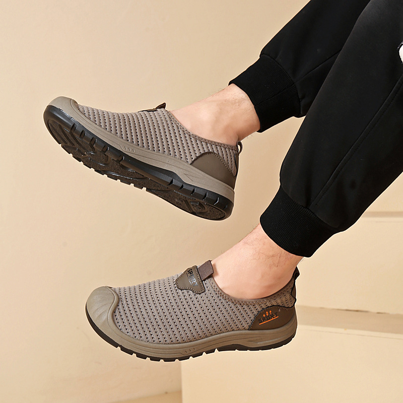 Lightweight Knit Slip-On Sneakers for Men