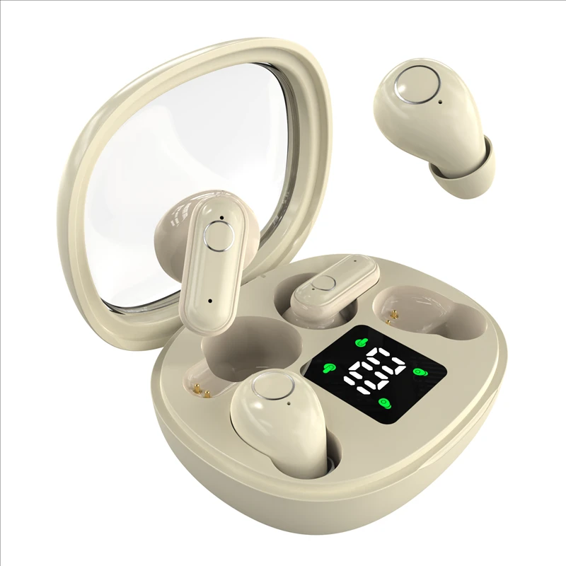 Mini Sleep Earbuds Sports Wireless Bluetooth Earphones HiFi Bass Stereo Dual Sound Quality Bluetooth Headphones Noise Reduction