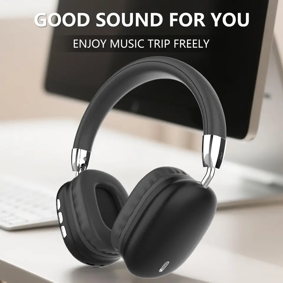 B36 Wireless Bluetooth 5.3 Over-Ear Headphones with ANC Noise Cancelling 8H Playtime Ergonomic Design HD Microphone Foldable